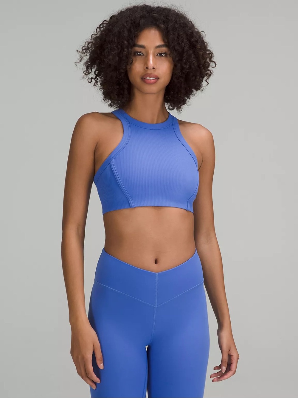 Lululemon Ribbed Nulu High-Neck Yoga Bra